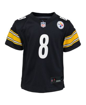 Big Boys and Girls Aaron Rodgers Black Pittsburgh Steelers Game Jersey