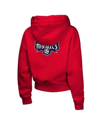 Big Girls Red Washington Mystics Top Closer Fashion Pullover Hoodie