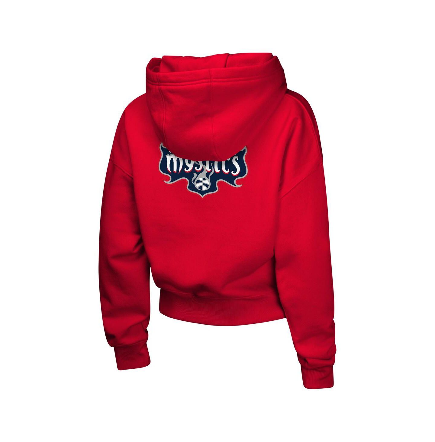 Худи Outerstuff Red Washington Mystics Top Closer Fashion Pullover для девочек — фото 2