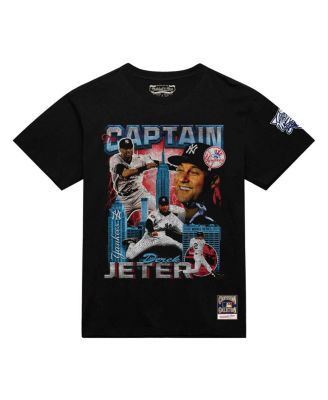Men's Derek Jeter Black New York Yankees 2000 World Series MVP Collage T-Shirt