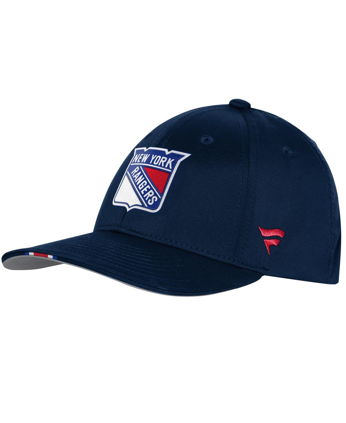 Fanatics Big Boys And Girls Navy New York Rangers 2025 Nhl Draft Authentic Pro On-stage Podium Adjustable Hat In Blue