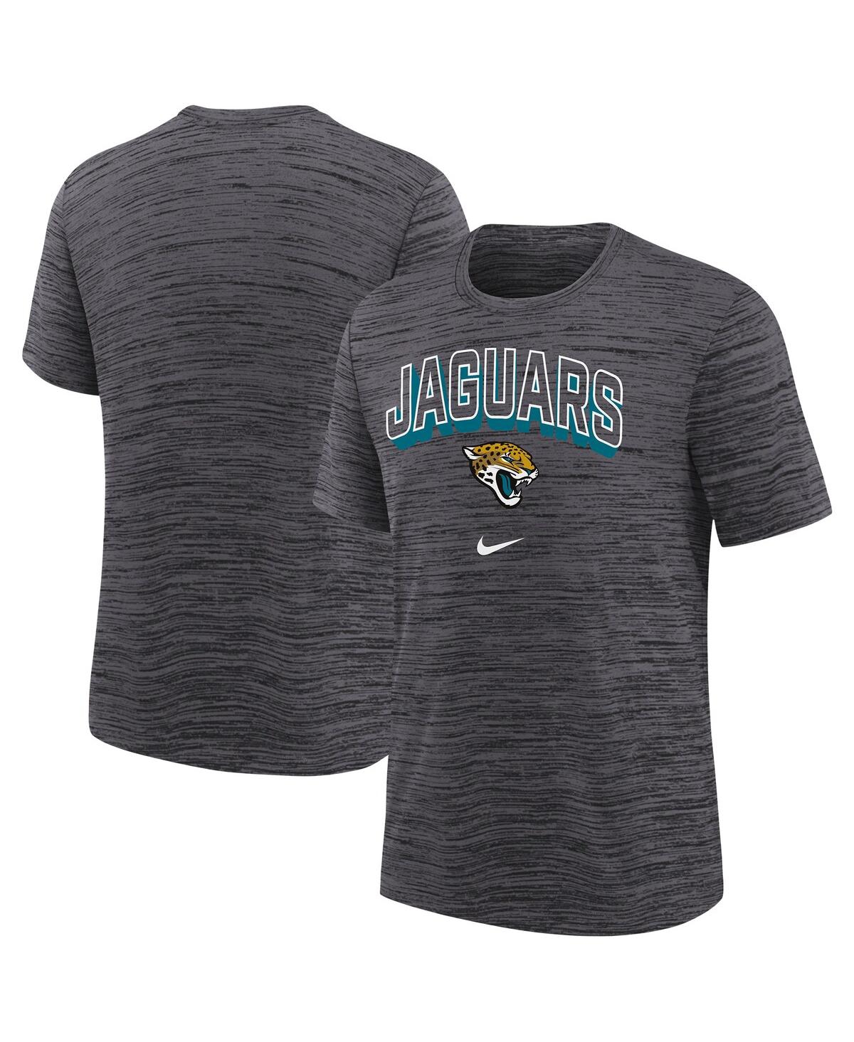 Nike Kids' Big Boys And Girls Black Jacksonville Jaguars Sideline Velocity Performance T-shirt