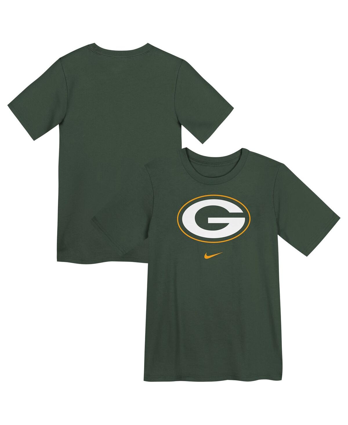Nike Kids' Preschool Green Green Bay Packers Primary Logo Legend Performance T-shirt