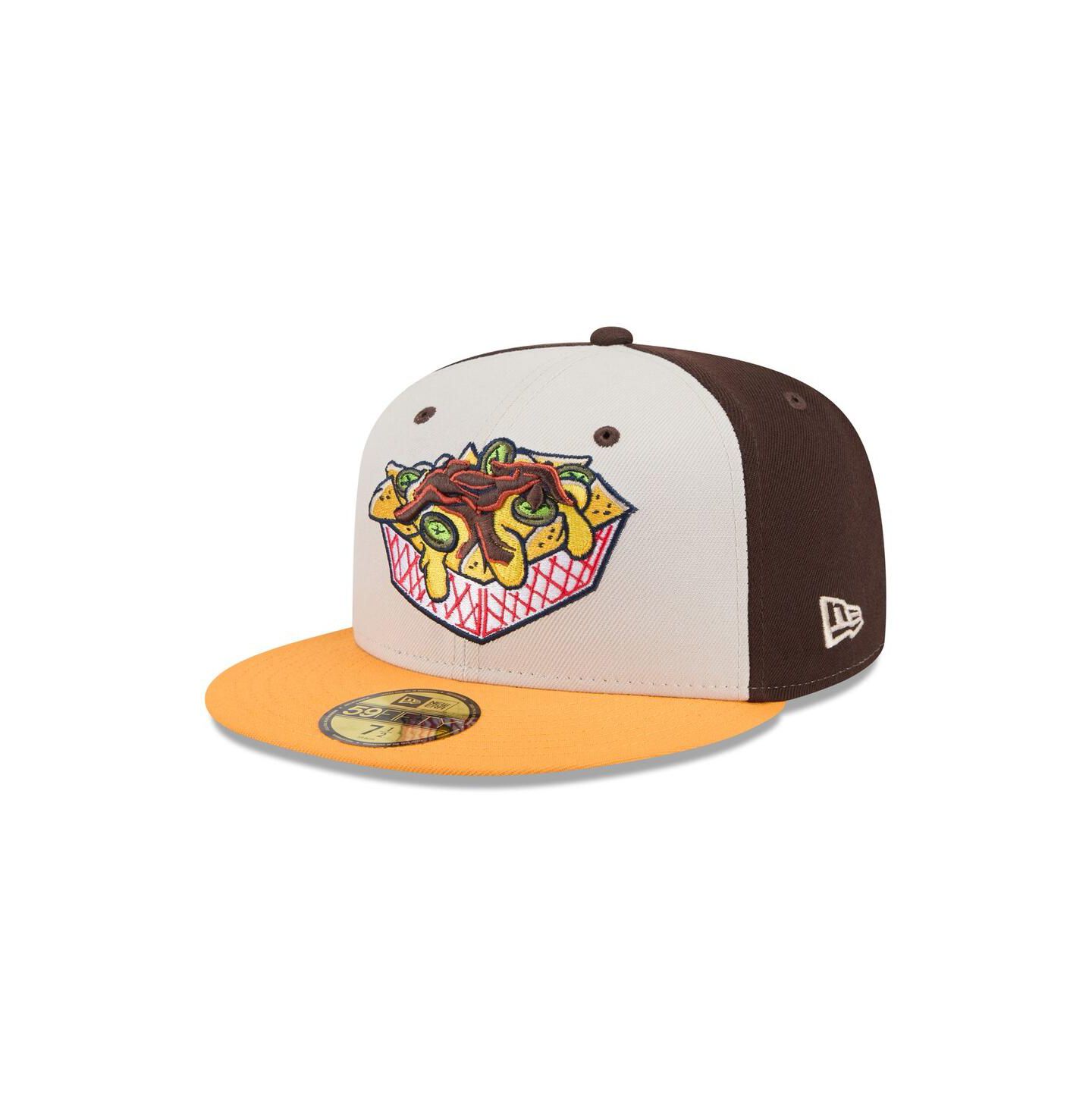 Мужская кепка New Era Brown Memphis Redbirds Theme Nights 59FIFTY Fitted Hat — фото 1