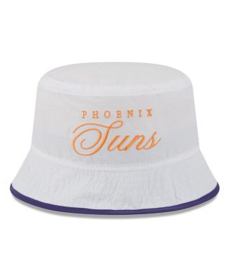 Men's White/Purple Phoenix Suns 2025 NBA Draft Nylon Bucket Hat