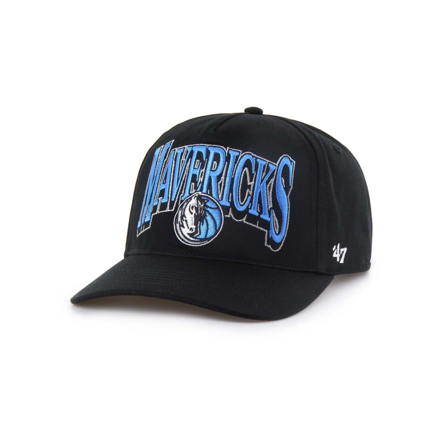 Men's Black Dallas Mavericks Every Time Past Champs Hitch Adjustable Hat