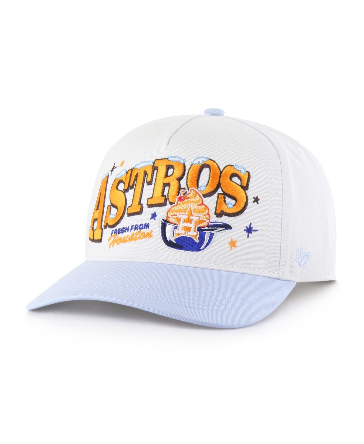 Men's Stone/Light Blue Houston Astros Parlor Hitch Adjustable Hat - Stone, Light Blue
