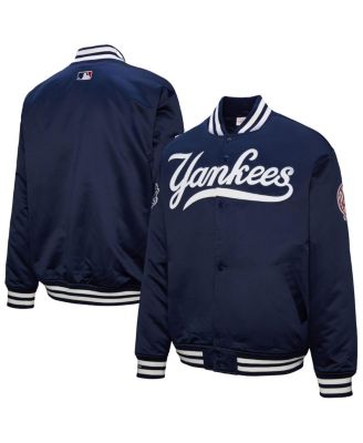 Mitchell & Ness - Men's Navy New York Yankees 2000 World Series Full-Snap Varsity Jacket