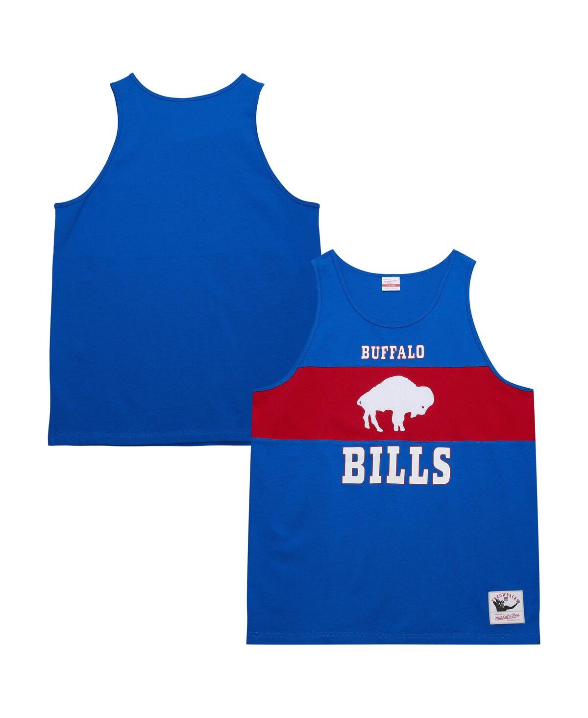 Men's Royal Buffalo Bills Retro Color Block Tank Top - Royal