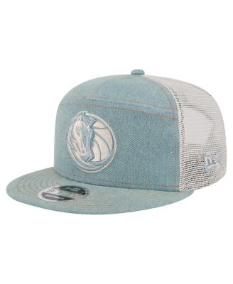 New Era - Men's Dallas Mavericks Adventure Denim Split Panel 9FIFTY Snapback Trucker Hat