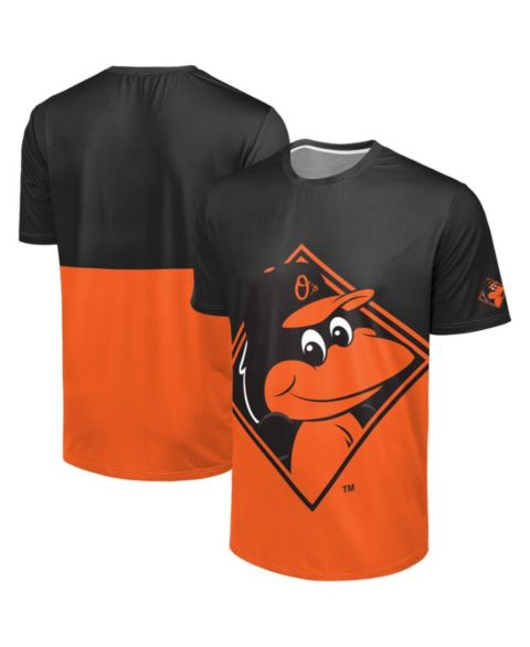 Мужская футболка FOCO Black/Orange Baltimore Orioles Big Logo Mascot