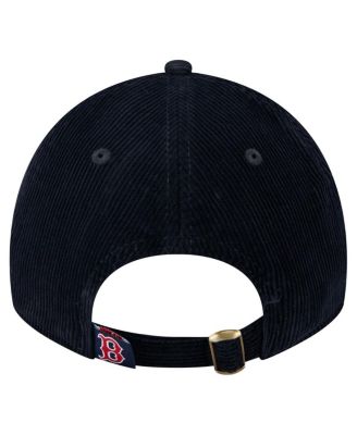 Women's Navy Boston Red Sox Corduroy 9TWENTY Adjustable Hat