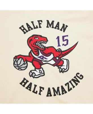 Men's Vince Carter Cream Toronto Raptors Premium T-Shirt