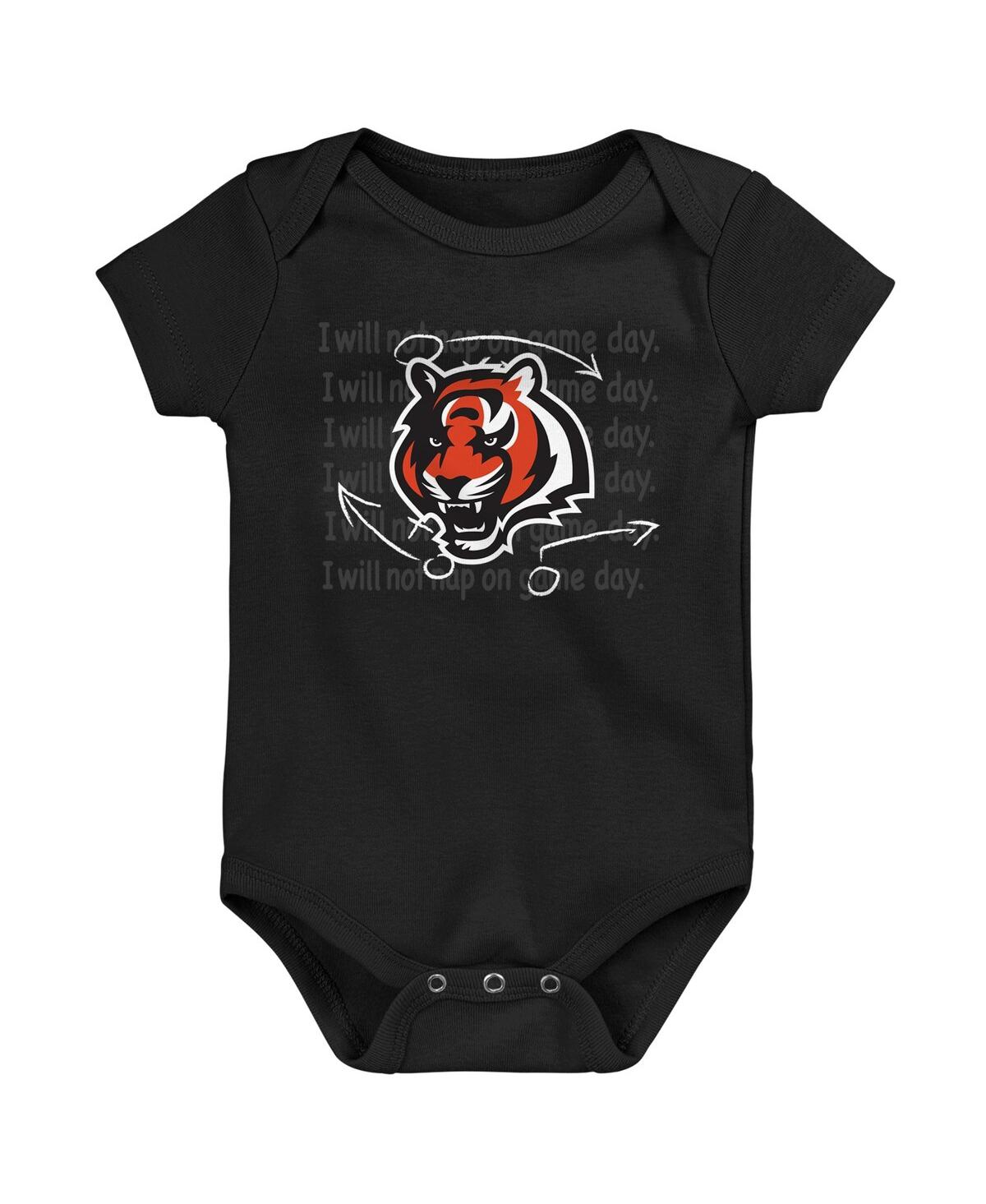 Outerstuff Baby Boys And Girls 3-pack Cincinnati Bengals Team Starter Bodysuit Set In Multi