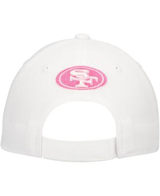 Big Girls San Francisco 49ers All White Structured Adjustable&nbsp;Hat