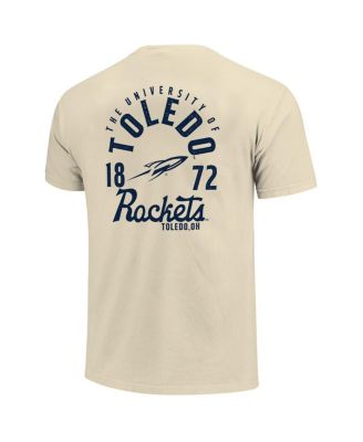Men's Cream Toledo Rockets Comfort Colors Mascot Overlay T-Shirt