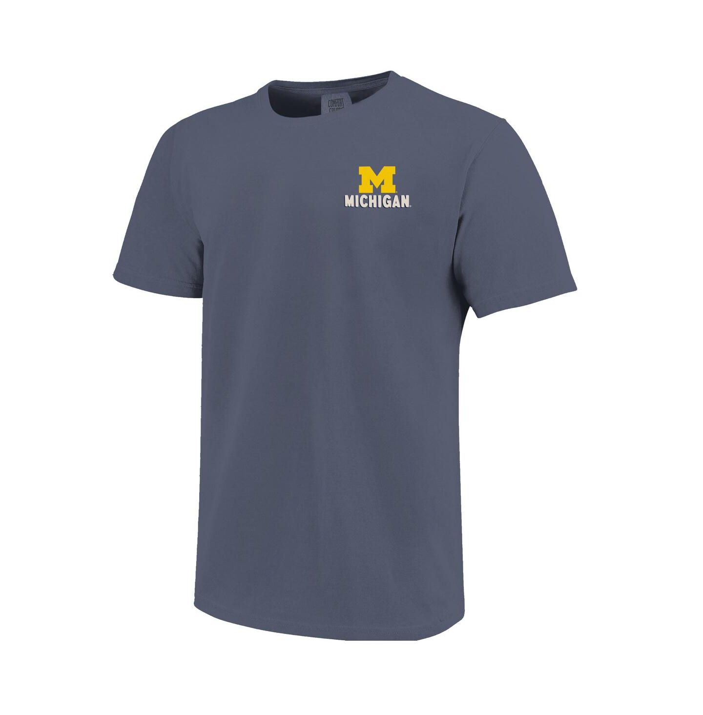 Детская футболка Image One Navy Michigan Wolverines Local Campus Scene — фото 3