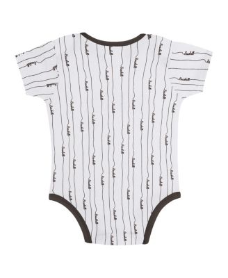 Big Boys and Girls Gray/White San Diego Padres 2-Pack Play Ball Bodysuit Set