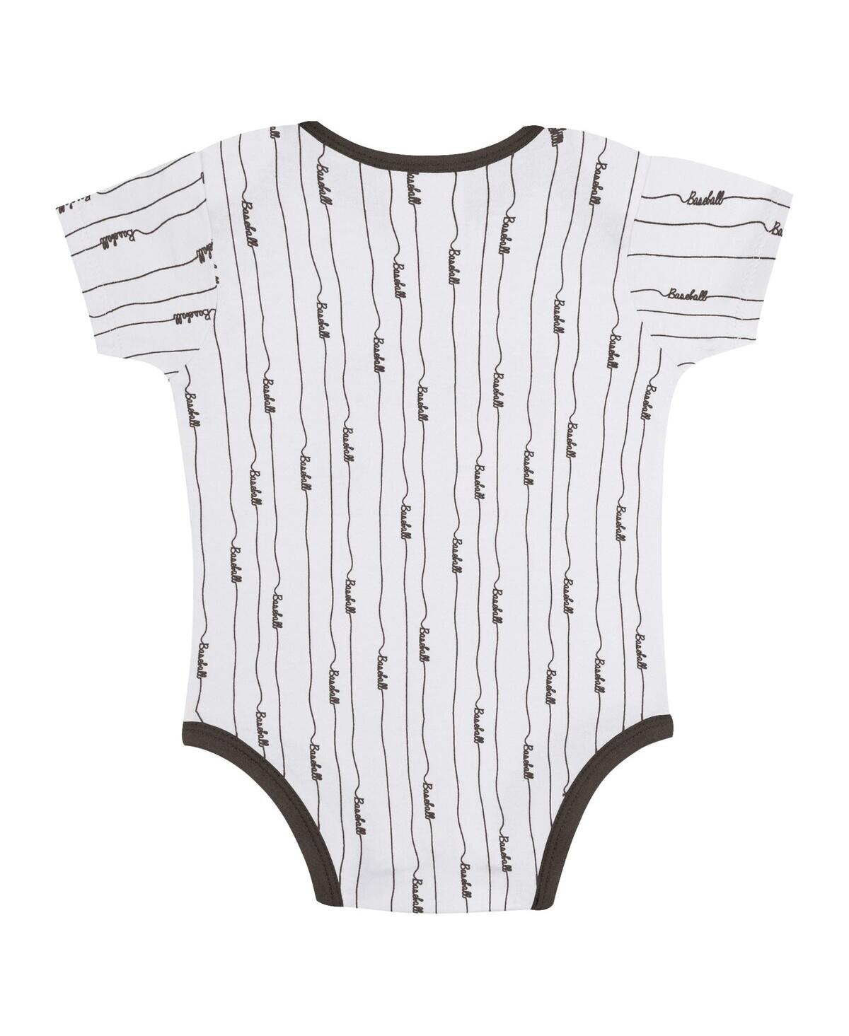 Outerstuff Big Boys And Girls Gray/white San Diego Padres 2-pack Play Ball Bodysuit Set In Multi