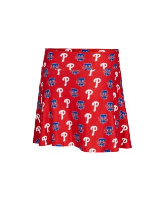 Women's&nbsp;2-Pieace Red Philadelphia Phillies Knit Tank Top and Skort Set