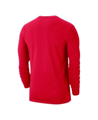 Men's Red Team USA Performance Long Sleeve T-Shirt