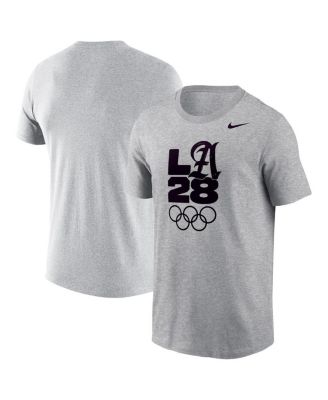 Nike - Men's Gray LA28 Summer Olympics Performance T-Shirt