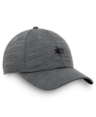 Men's Heather Charcoal San Jose Sharks Authentic Pro Road Adjustable Hat