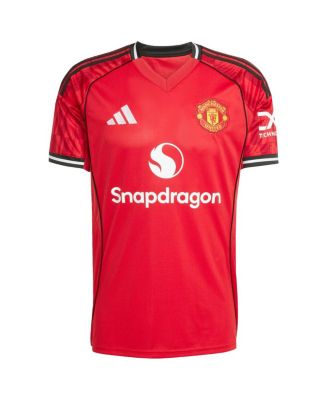 Men's Bruno Fernandes Red Manchester United Home 2025/26 Replica Player Jersey
