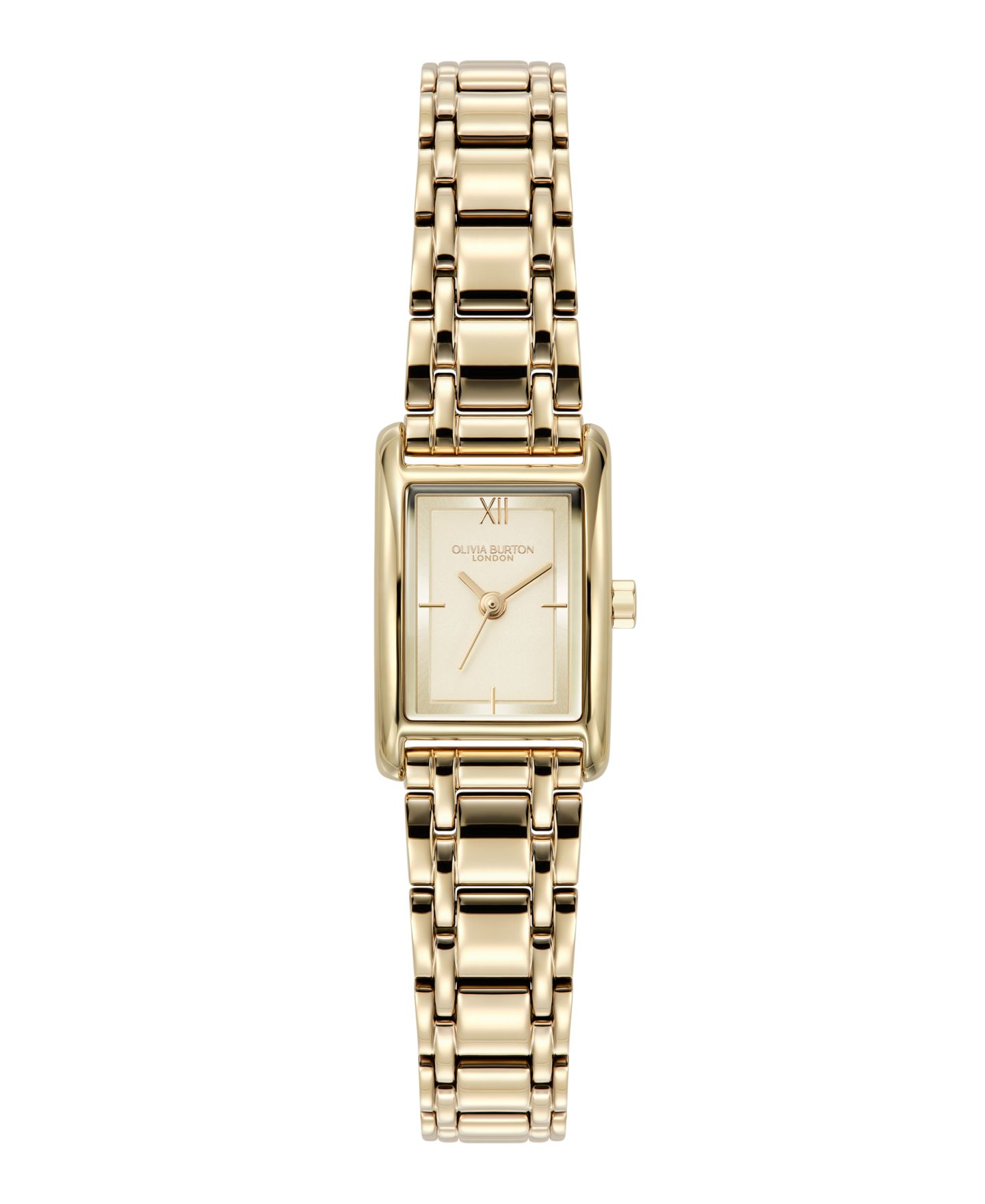 Женские часы Olivia Burton Mini Grove Gold Tone Stainless Steel Bracelet Watch, 16mm — фото 1