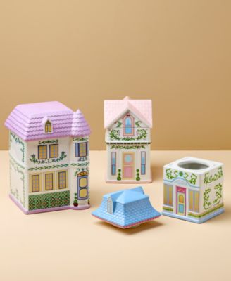 Village 2nd Edition House Canisters, Set of 3