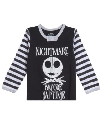 Baby Boys Disney Jack Skellington 2 Pack Footed Coveralls