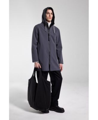 Stockholm Lightweight Zip Matte Raincoat