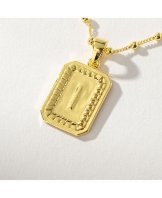 Uncommon James 14k Gold-Plated Sur Initial Necklace - Gold i 58$