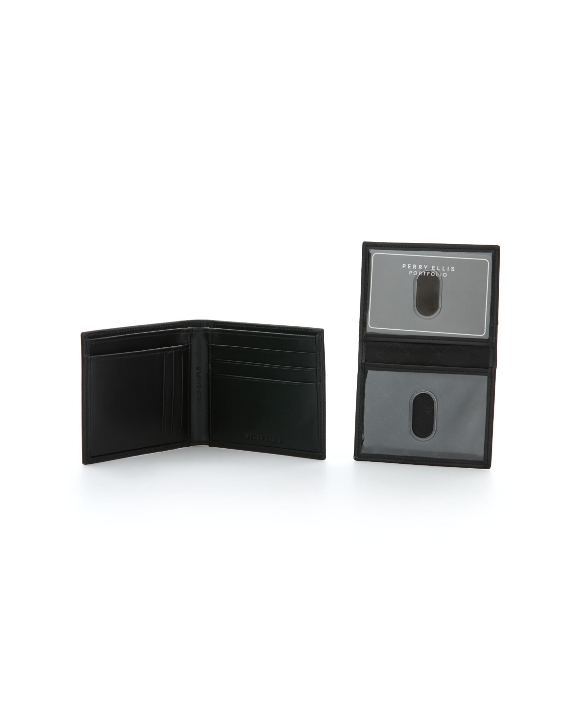 Perry Ellis Portfolio Men's Passcase Wallet In Black