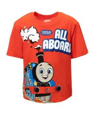 Toddler Boys Tank Engine 3 Piece Outfit Set: T-Shirt Tank Top Shorts - Toddler|Child
