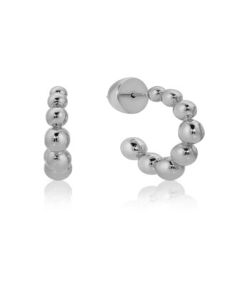 Bubble Huggie Hoops Earrings