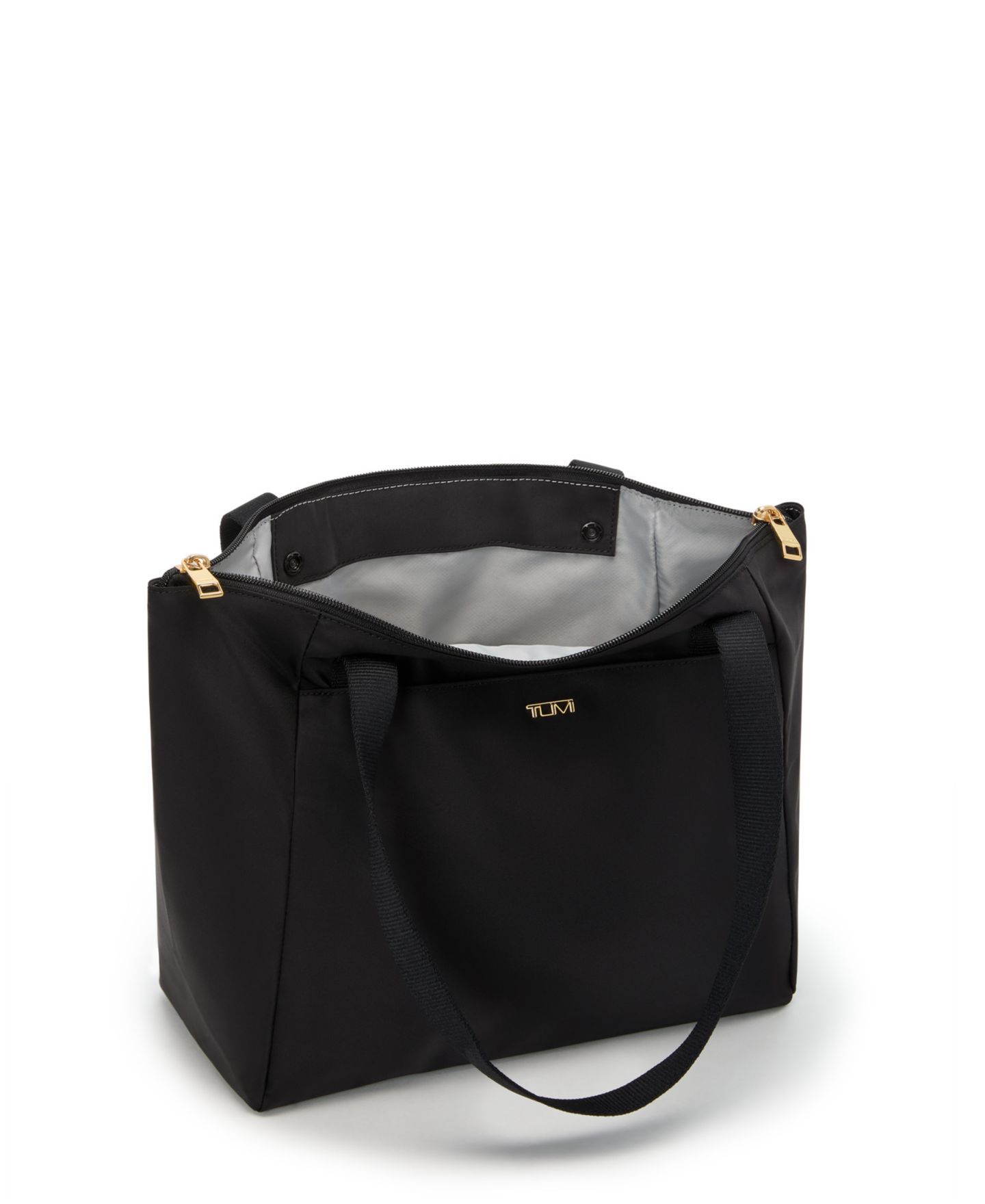 Сумка TUMI Voyageur 10" Just In Case Packable Travel Tote, Small, цвет: Чёрный / Золотой — фото 4