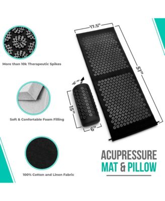 51 Inch Acupressure Mat, Pillow & Carry Bag