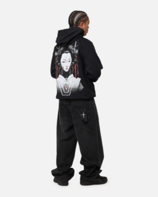 Men's Geisha Hoodie, XLarge, Black