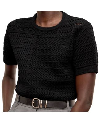 Women's Sina Top - Crochet Knit