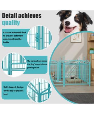 Dog Playpen 24" 8 Panel Metal Pet Fence