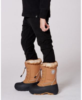 Kids Unisex Winter Boots Brown Sugar with Removable Liner - Toddler|Child