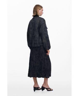 Women's Embroidered bomber jacket