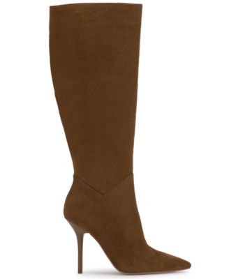Women's Lovienn Stiletto Knee-High Wide-Calf Dress Boots
