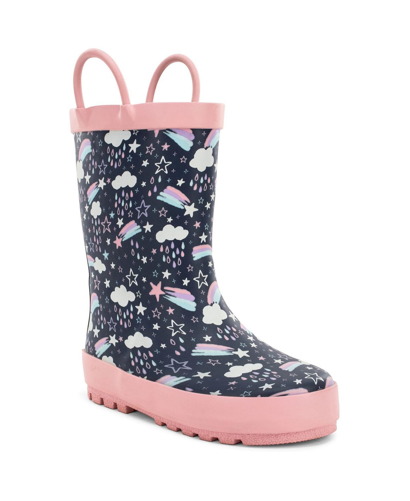 Ботинки Western Chief Shooting Stars Rain Boot для девочек, цвет: Тёмно-синий — фото 2