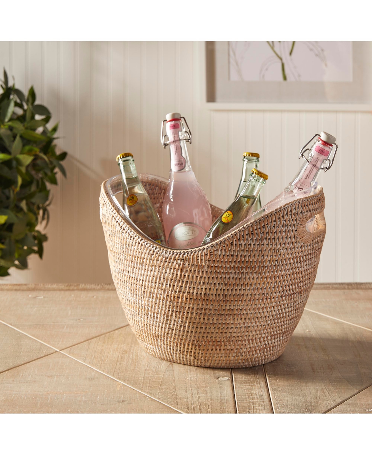 Napa Home & Garden Burma Rattan Beverage Tub Large