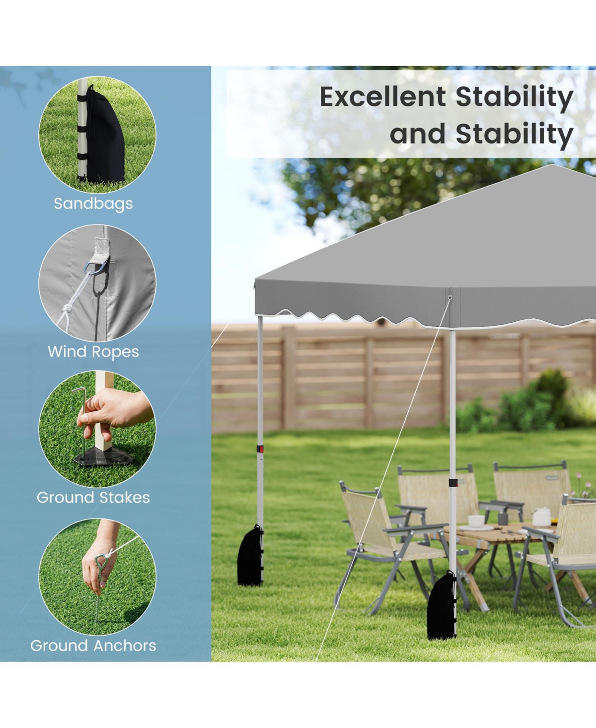 Gymax 10 X 10 Ft Pop up Canopy Tent Portable Foldable Patio Shelter w/ Wheeled Bag