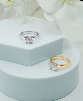 GSI Certified Diamond Solitaire Engagement Ring (2 ct. t.w.) in 14k White or Yellow Gold