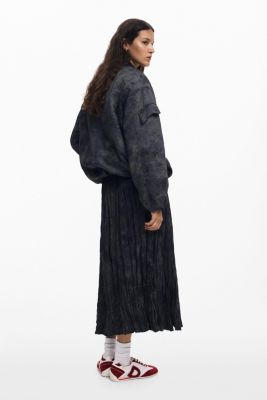 Women's Pleated midi skirt