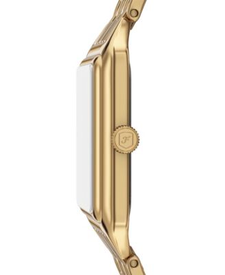 Women's Raquel Three-Hand Date Gold-Tone Stainless Steel Watch, 23mm